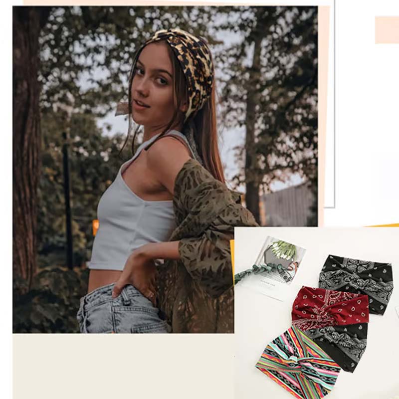 Elastiskt brett pannband för kvinnor