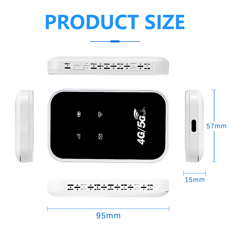 150 Mbps Pocket 4G mobil trådlös router