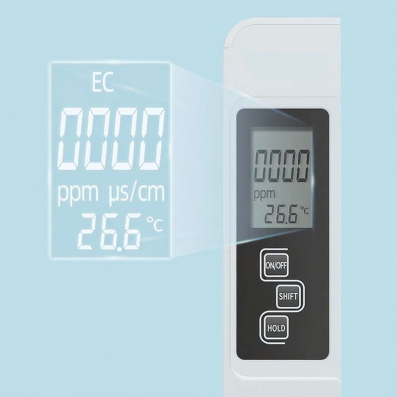 💧3-i-1 TDS vandkvalitetstester🌊Måler pH, klor og hårdhed med LCD-display til pool og akvarium