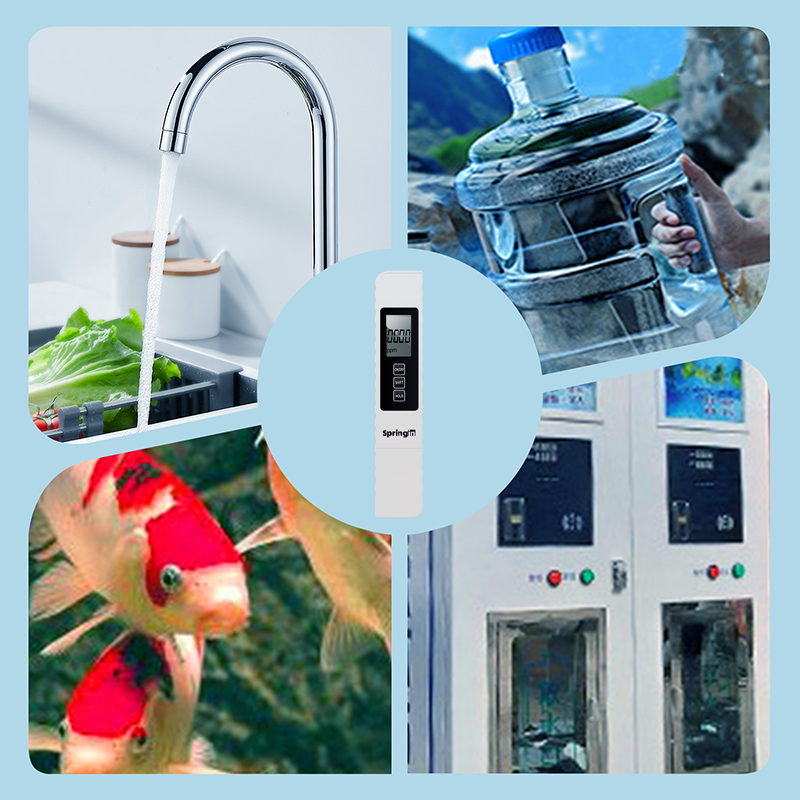 💧3-i-1 TDS vandkvalitetstester🌊Måler pH, klor og hårdhed med LCD-display til pool og akvarium