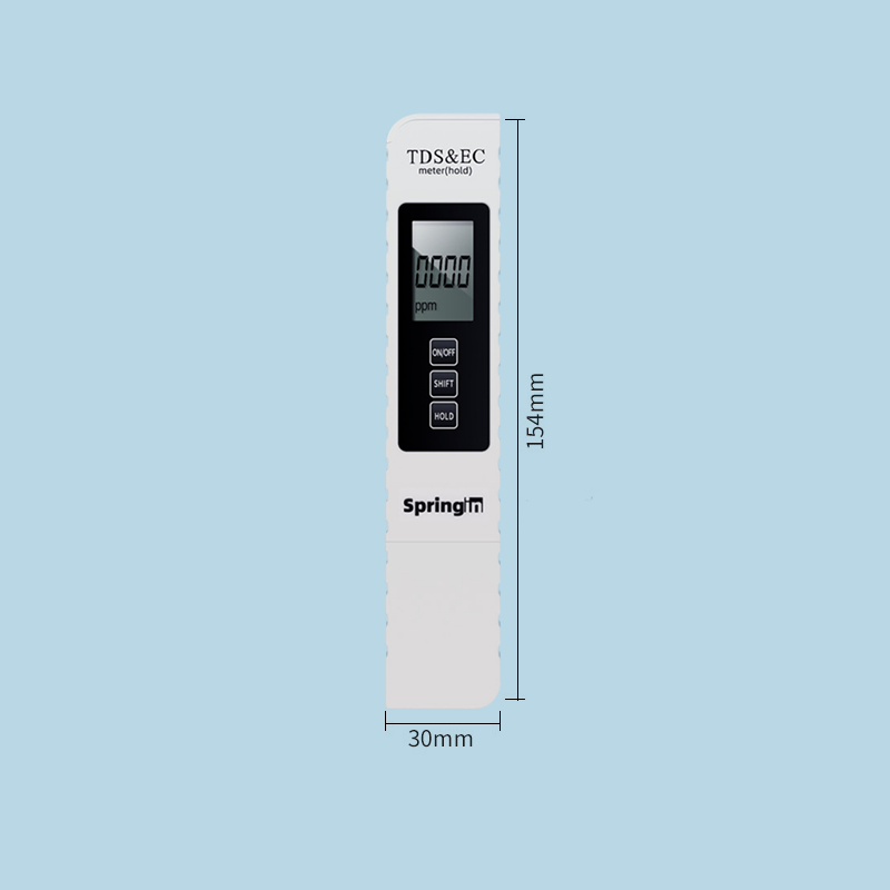 💧3-i-1 TDS vandkvalitetstester🌊Måler pH, klor og hårdhed med LCD-display til pool og akvarium