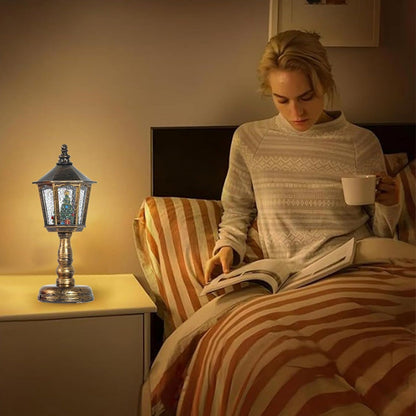 🎁Förköp till jul: 50% rabatt🌲✨Lysande snöglobslykta med musik till jul