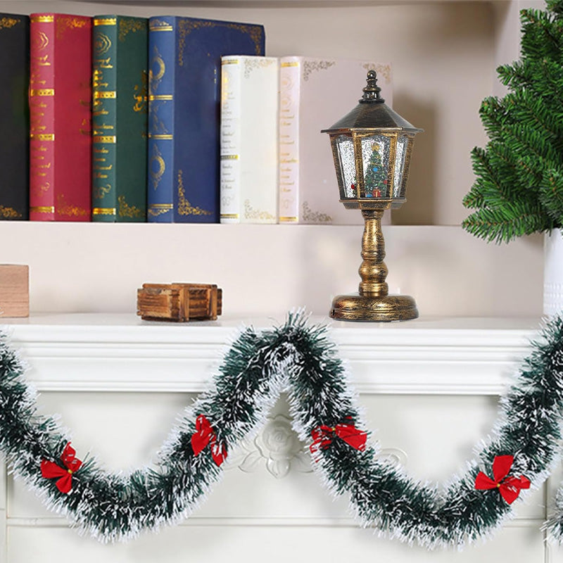 🎁Förköp till jul: 50% rabatt🌲✨Lysande snöglobslykta med musik till jul