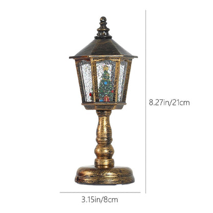 🎁Förköp till jul: 50% rabatt🌲✨Lysande snöglobslykta med musik till jul