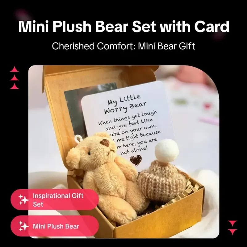 (Köp 1 få 1 gratis)Mini plyschnalle i låda