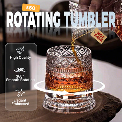✨🔥360° roterende whiskyglas