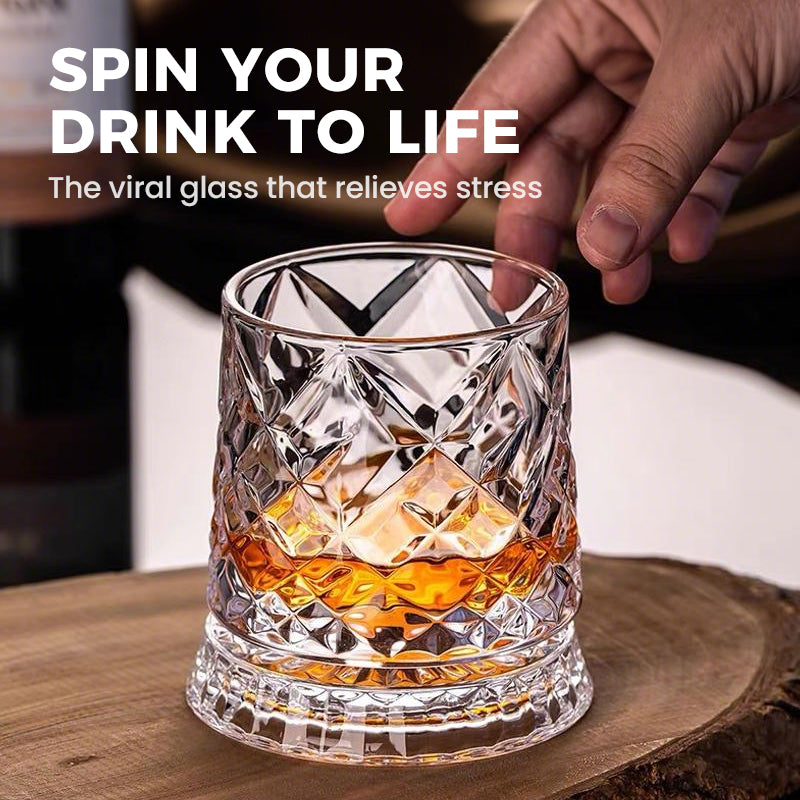✨🔥360° roterende whiskyglas