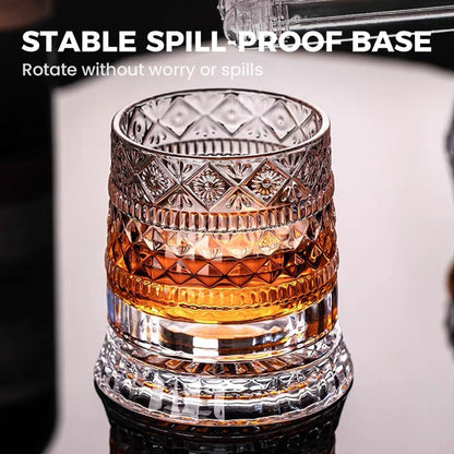 ✨🔥360° roterende whiskyglas
