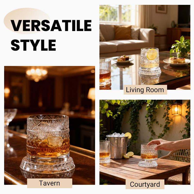 ✨🔥360° roterende whiskyglas
