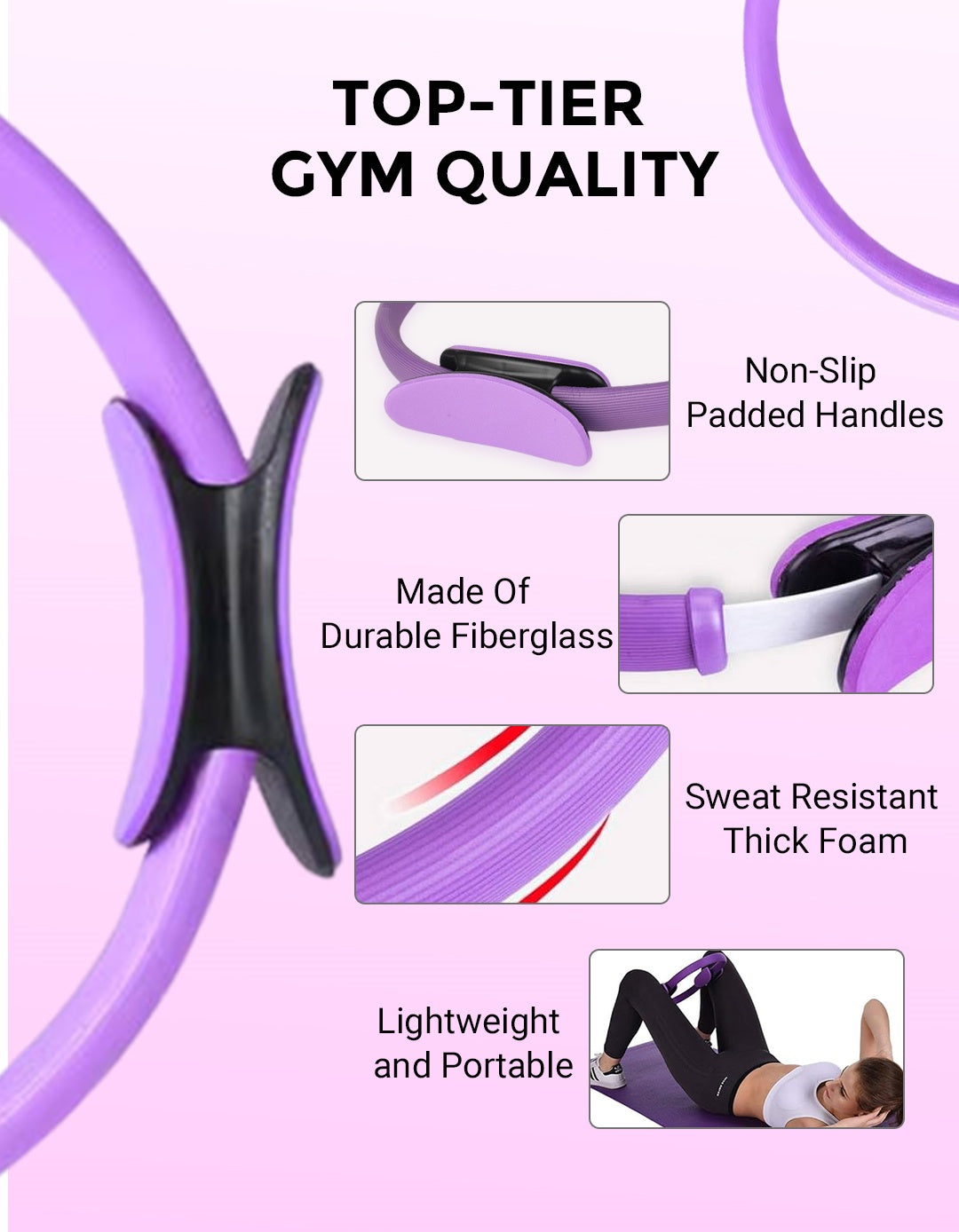 🔥Hot Sale🔥Begränsad tid 49% Pilates Ring Fitness Trainer