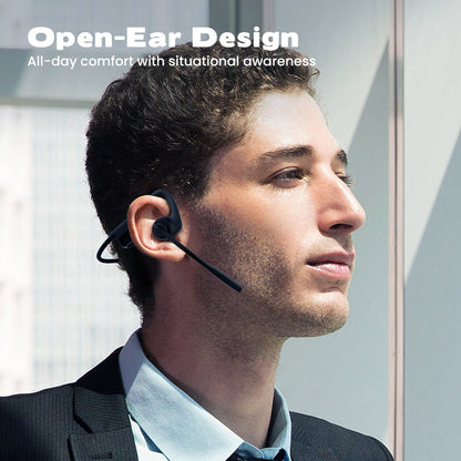 🎁Varmt tilbud med 50% rabat🔥 Trådløst Bluetooth-headset med mikrofon og åben luftledning🎧