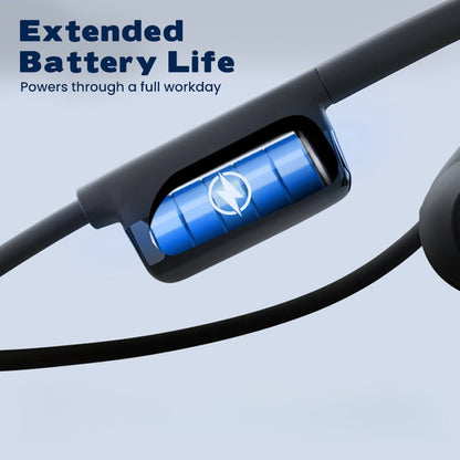 🎁Varmt tilbud med 50% rabat🔥 Trådløst Bluetooth-headset med mikrofon og åben luftledning🎧