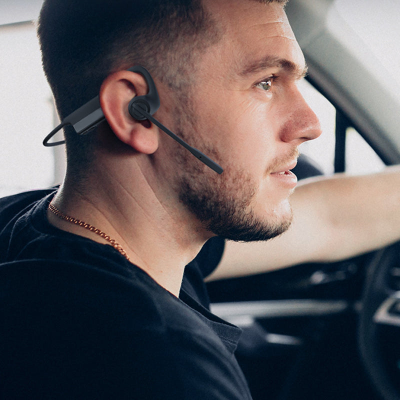 🎁Varmt tilbud med 50% rabat🔥 Trådløst Bluetooth-headset med mikrofon og åben luftledning🎧