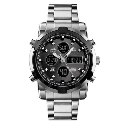 ⌚Vattentäta Militärklockor för Män – Analog-Digital, Slitstark & Funktionell Design för Outdoor🏕️