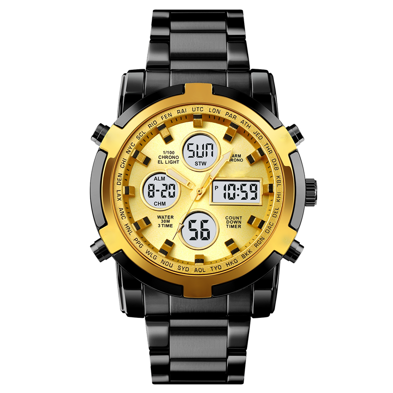 ⌚Vattentäta Militärklockor för Män – Analog-Digital, Slitstark & Funktionell Design för Outdoor🏕️