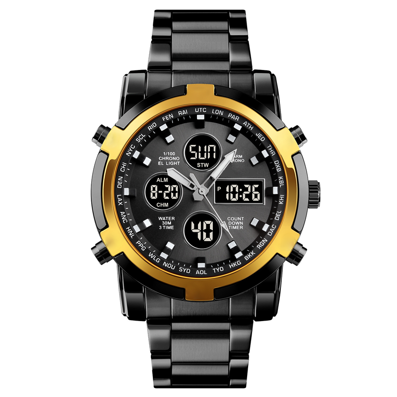 ⌚Vattentäta Militärklockor för Män – Analog-Digital, Slitstark & Funktionell Design för Outdoor🏕️