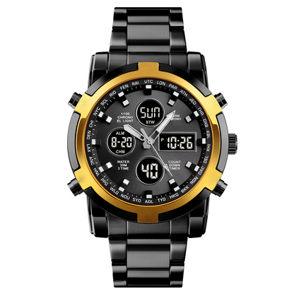 ⌚Vattentäta Militärklockor för Män – Analog-Digital, Slitstark & Funktionell Design för Outdoor🏕️