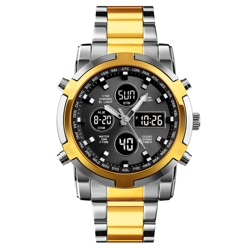 ⌚Vattentäta Militärklockor för Män – Analog-Digital, Slitstark & Funktionell Design för Outdoor🏕️