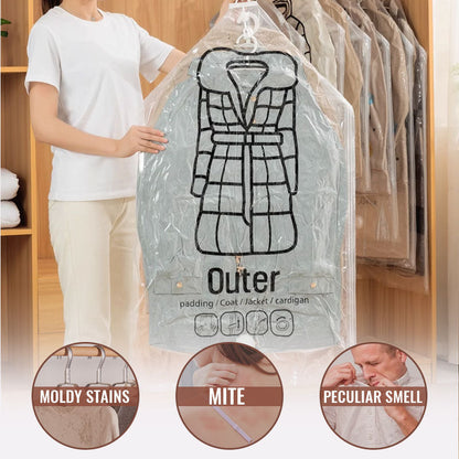 🧥 58% RABATT! 🛄 Vakuumförvaringspåsar – Sparar 80% Utrymme, Vattentät & För Täck/Kläder ✨