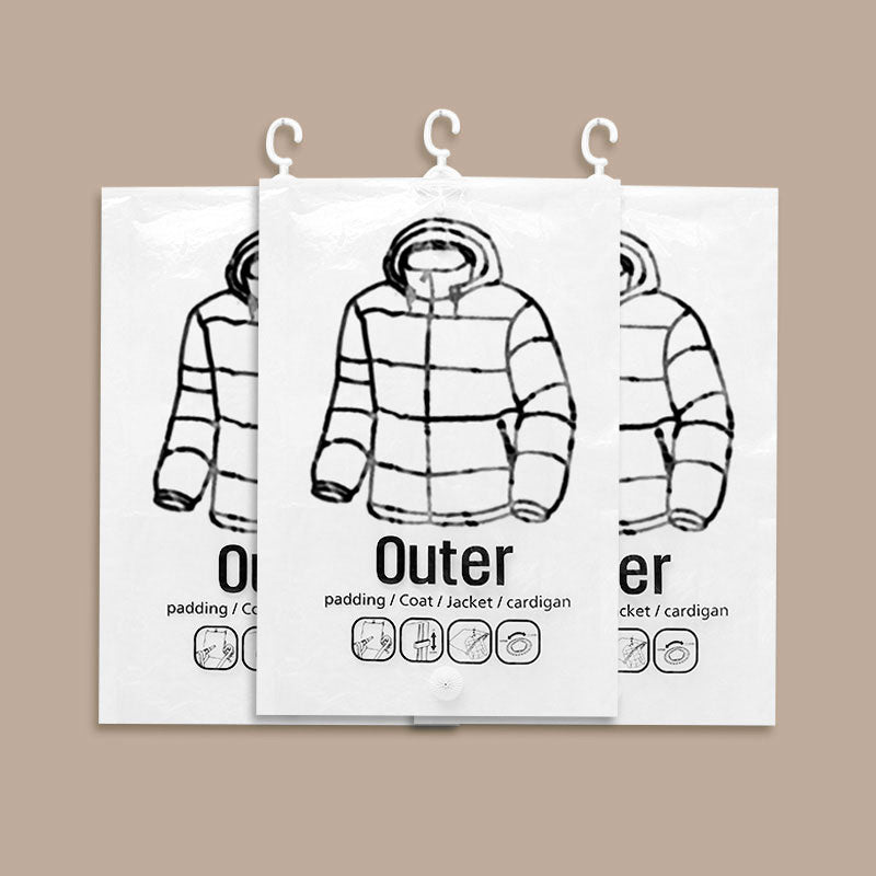 🧥 58% RABATT! 🛄 Vakuumförvaringspåsar – Sparar 80% Utrymme, Vattentät & För Täck/Kläder ✨