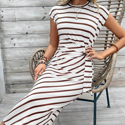 💕Elegant kjole med bindebånd i taljen til kvinder