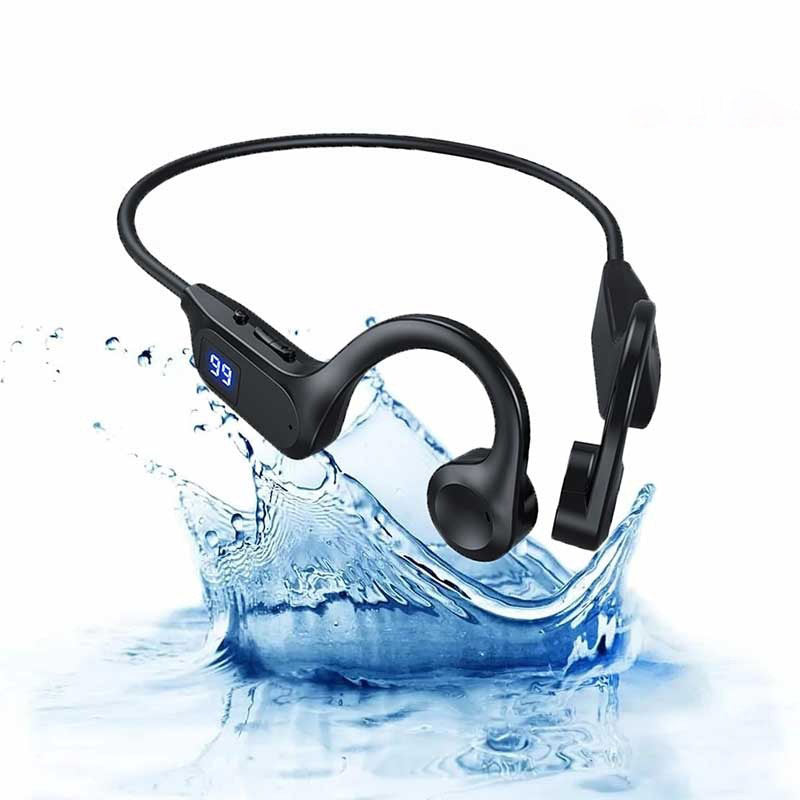 Vandafvisende in-ear hovedtelefoner med strømindikator