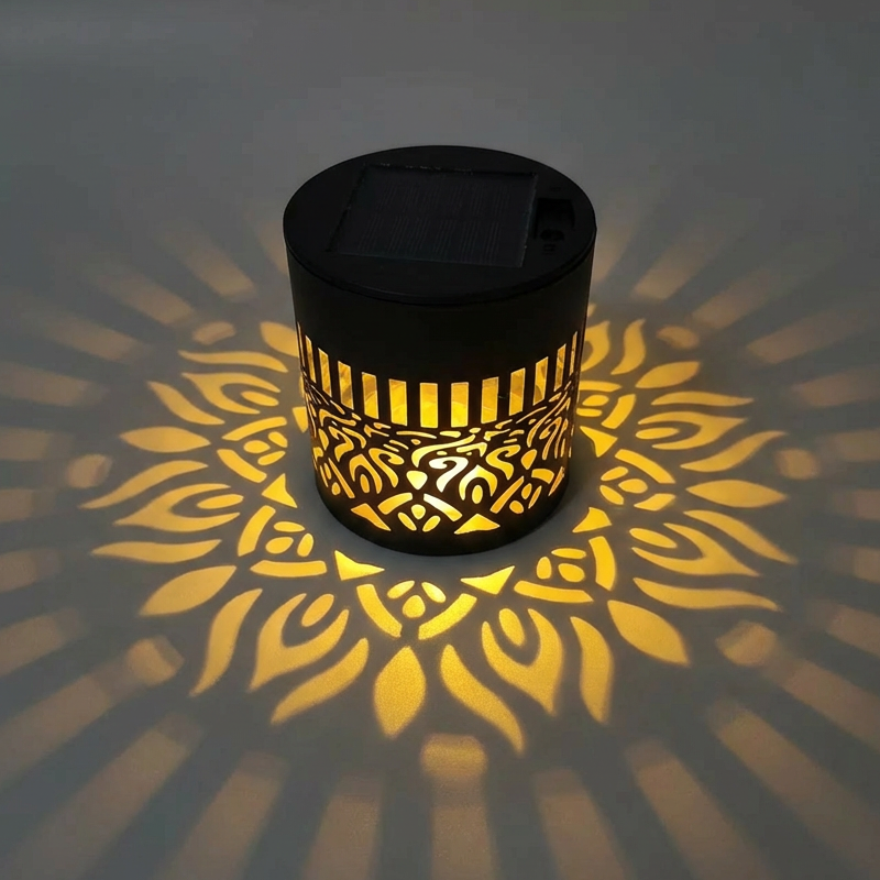 💡🔥Solcelledrevet mandala-projektor🎁