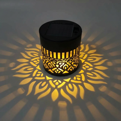 💡🔥Solcelledrevet mandala-projektor🎁