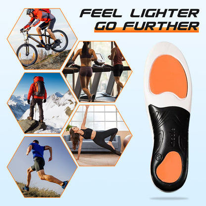 👟 KÖP 3 FÅ 1 GRATIS! ⚡ Sportinlägg med Stötdämpning & Fotvalvsstöd – Andningsbara, Lindrar Smärta & Perfekta för Löpning och Träning 🏃