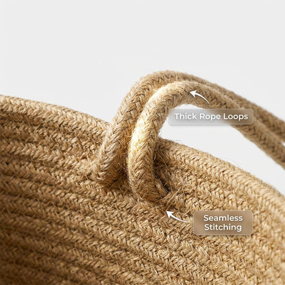 🧺🌿 3-lags væghængt opbevaring – Boho reb og pladsbesparende – Organiser med stil