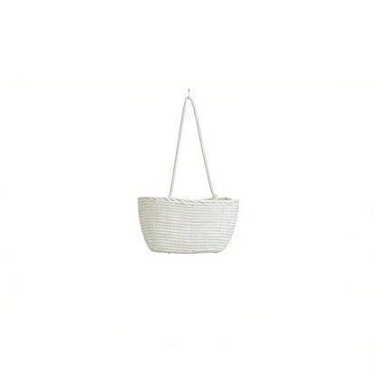 🧺🌿 3-lags væghængt opbevaring – Boho reb og pladsbesparende – Organiser med stil