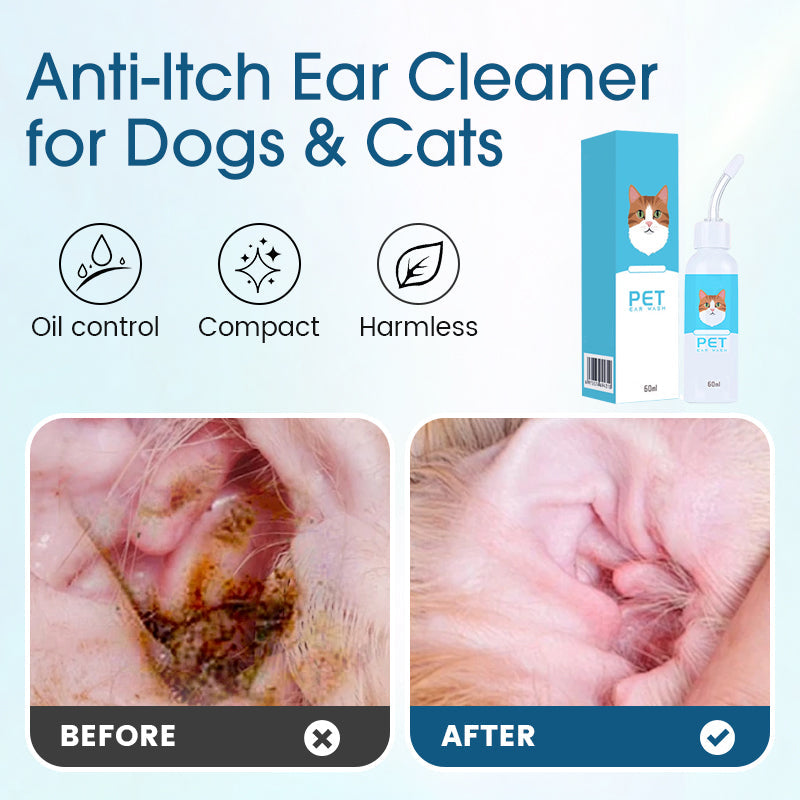 🐶🐱 Ear cleaner, Relieves itching in dogs & cats – kariney