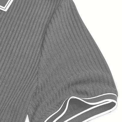 👕 50% RABAT! 🌞 Sommerlig afslappet poloshirt med korte ærmer – Åndbar bomuld, moderne pasform og perfekt til afslappede dage 🏖️