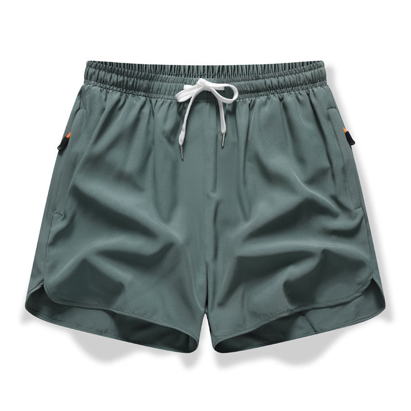 🩳 ✨ Åndbare sportshorts – hurtigtørrende, lommer med lynlås og elastisk talje til træning