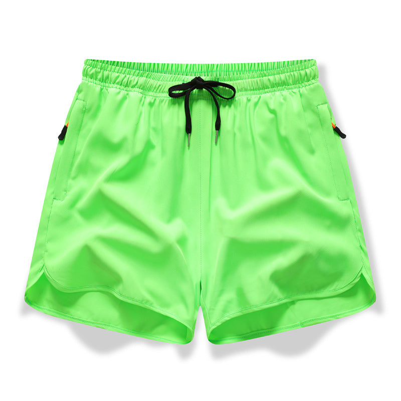 🩳 ✨ Åndbare sportshorts – hurtigtørrende, lommer med lynlås og elastisk talje til træning