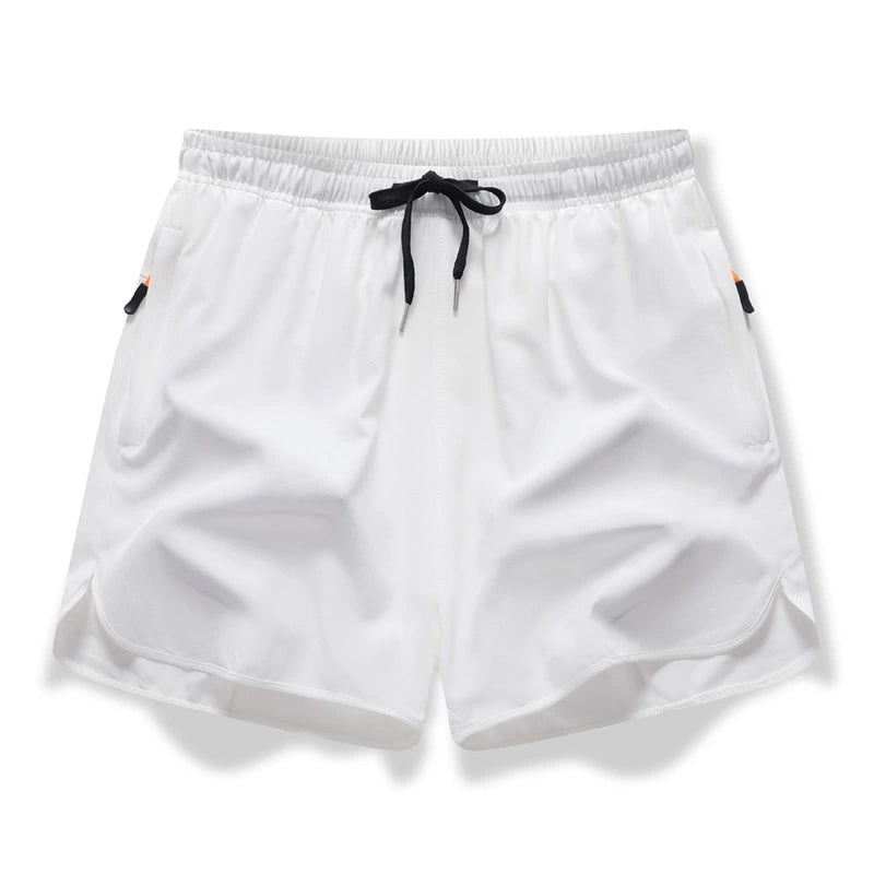 🩳 ✨ Åndbare sportshorts – hurtigtørrende, lommer med lynlås og elastisk talje til træning