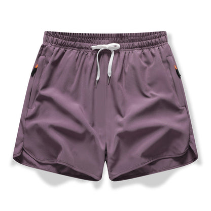 🩳 ✨ Åndbare sportshorts – hurtigtørrende, lommer med lynlås og elastisk talje til træning