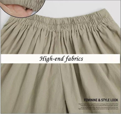 Strand Lediga Shorts Med Elastiskt Midjeband