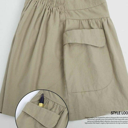 Strand Lediga Shorts Med Elastiskt Midjeband
