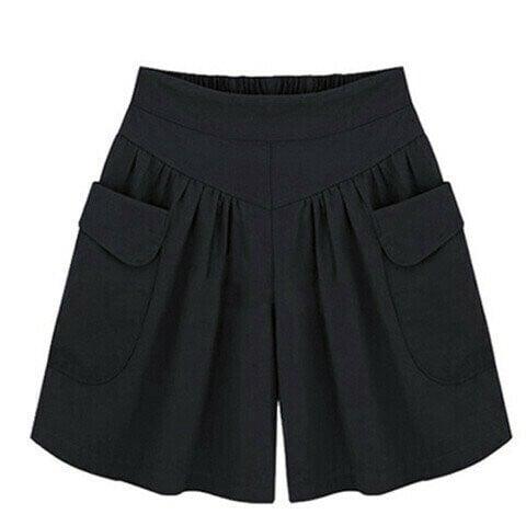 Strand Lediga Shorts Med Elastiskt Midjeband
