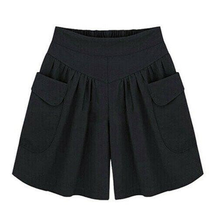 Strand Lediga Shorts Med Elastiskt Midjeband