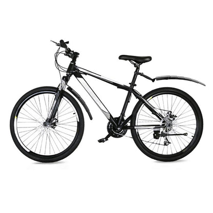 Set med infällbara och justerbara cykelskärmar