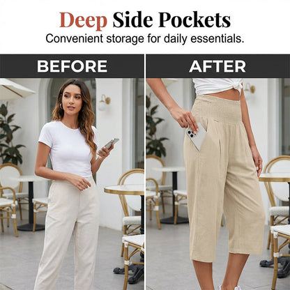 【S-3XL】🍂Dameshorts, lette med elastik i taljen