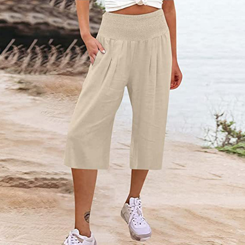 【S-3XL】🍂Dameshorts, lette med elastik i taljen