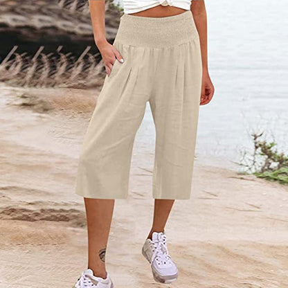 【S-3XL】🍂Dameshorts, lette med elastik i taljen