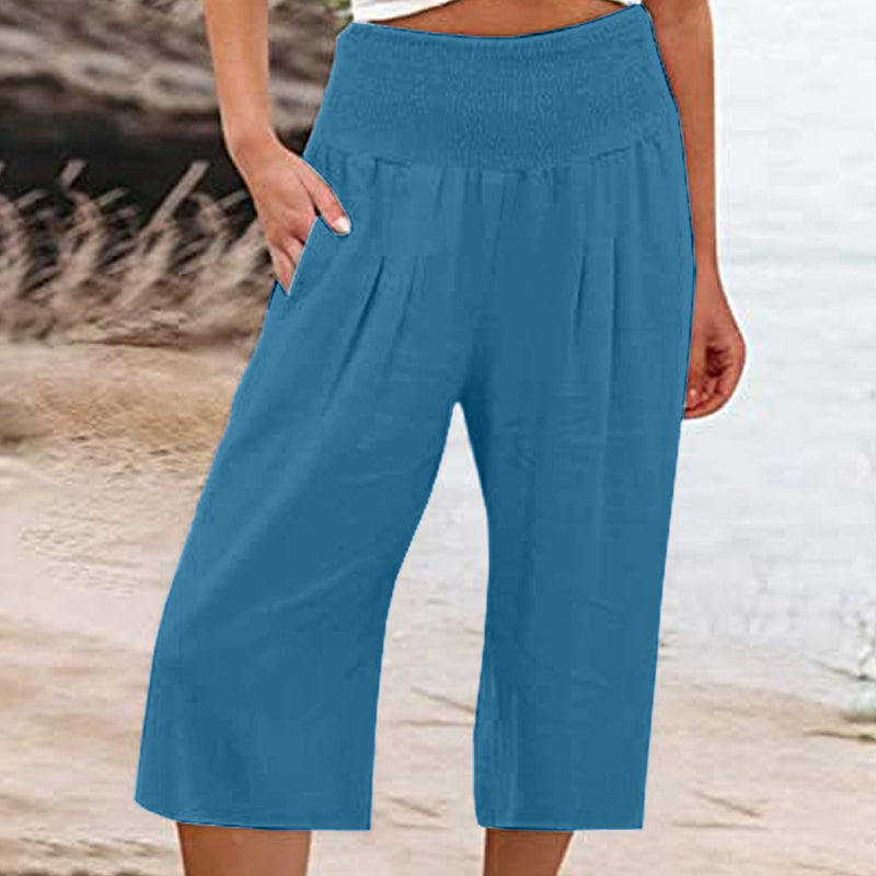 【S-3XL】🍂Dameshorts, lette med elastik i taljen