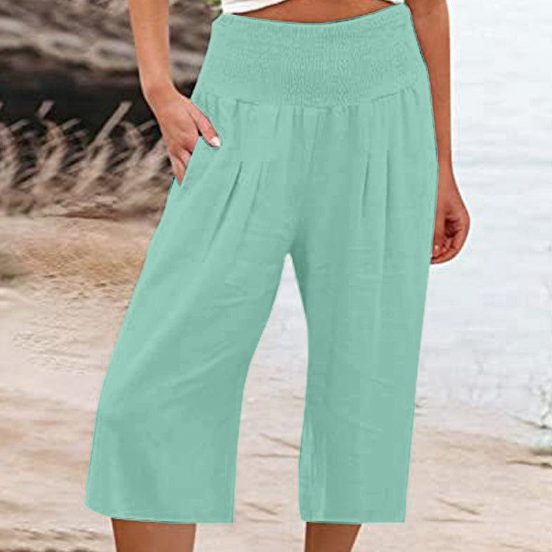 【S-3XL】🍂Dameshorts, lette med elastik i taljen