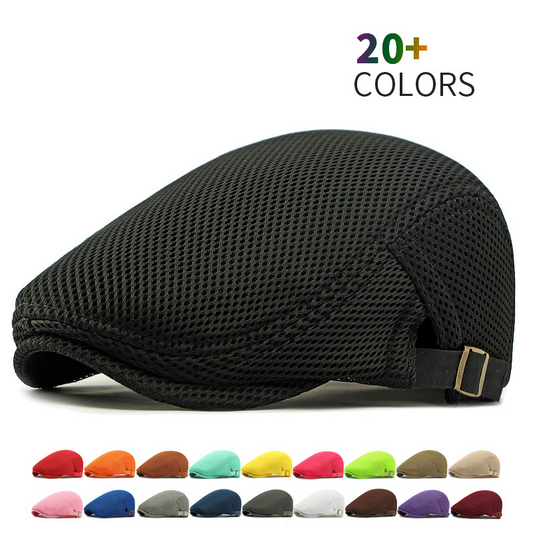 🧢 55% RABAT NU! 🌬️ Åndbar hue – meshstof, justerbar rem (55-60 cm) og indbygget svedbånd 🧢💨
