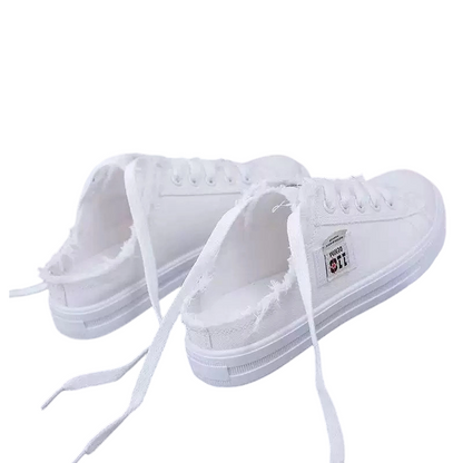 👖 Dame Denim Mule Sneakers – Slip-on design, komfortabel sål og perfekte til et afslappet, trendy sommerlook ☀️