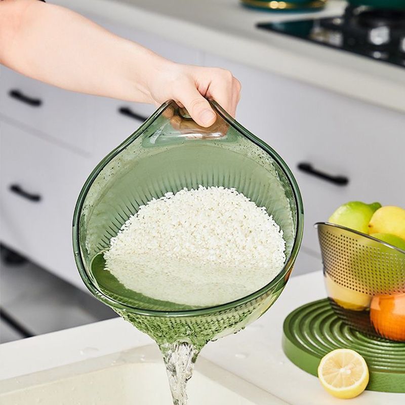 🥣 Universal si til risvask med håndtag